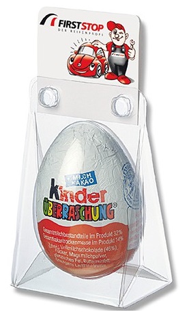 personalised kinder egg